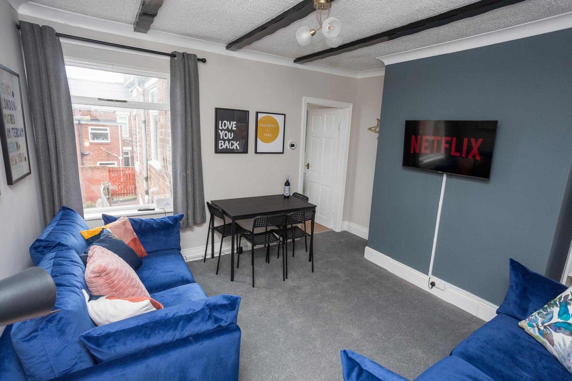 Villa The Avenue-3 Bed Sleeps 6 Great For Contractors Gateshead Exterior foto